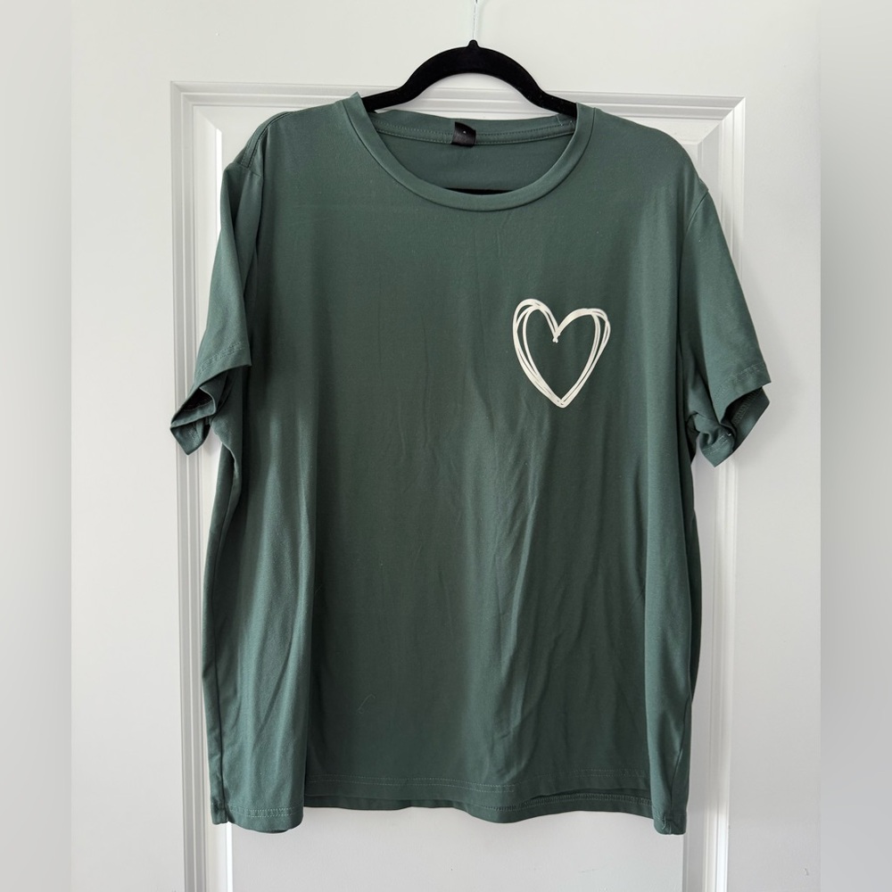 SHEIN Dark Green Top